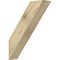 Ekena Millwork 6"W x 22"D x 28"H Traditional Rough Sawn Knee Brace, Douglas Fir BRC06X22X28TRA00RDF - alternate 1